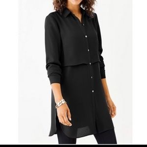 J.Jill Button-Down Layered Tunic